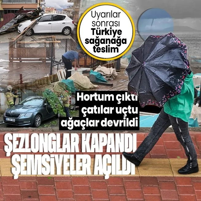 HAVA DURUMU | Meteoroloji’nin uyarıları sonrası Türkiye sağanağa teslim: İstanbul, Ankara, İzmir, Antalya...
