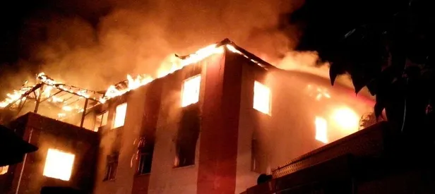 Öğrenci yurdunda yangın faciası!