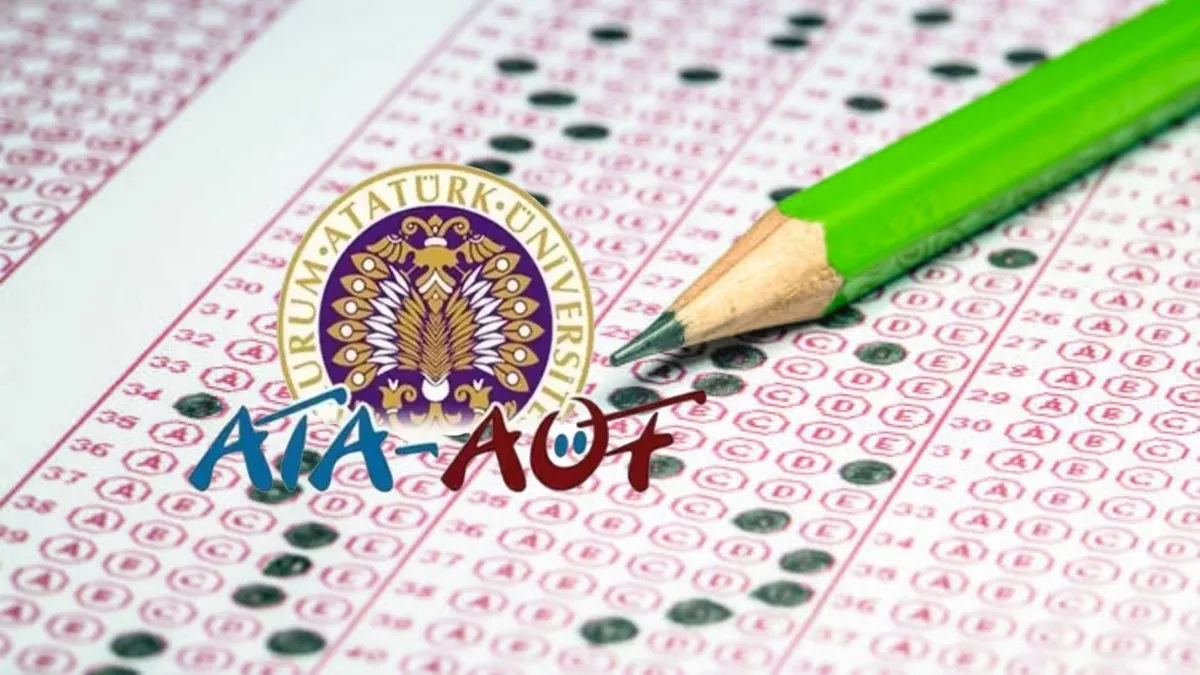 ATA AÖF bütünleme giriş belgesi sorgulama: 2026 ATA AÖF sınav tarihi ve oturum bilgisi