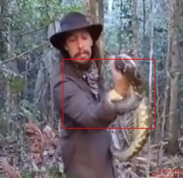 Sadece yardım etmek istemişti! Eline aldığı dev piton talihsiz adamın atardamarını parçaladı: İşte o anlar - 12