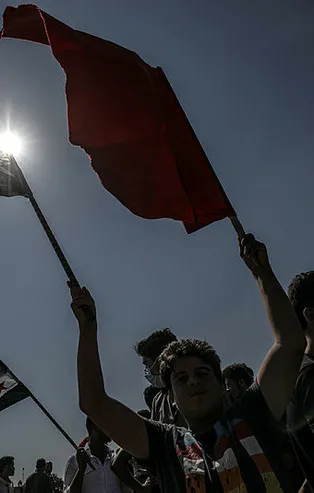 İdlib'de Türk Silahlı Kuvvetleri'ne destek gösterileri düzenlendi: Kan kardeşiyiz