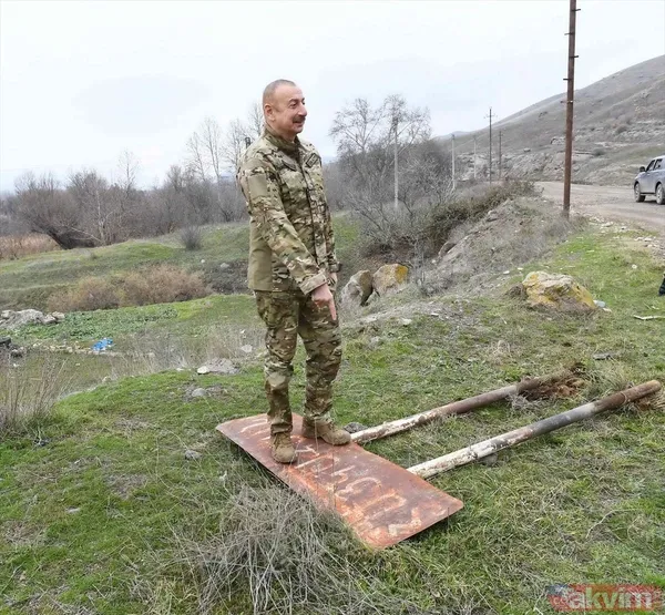 SON DAKİKA: Azerbaycan Cumhurbaşkanı İlham Aliyev işgalden kurtarılan Gubadlı'yı ziyaret etti - 30