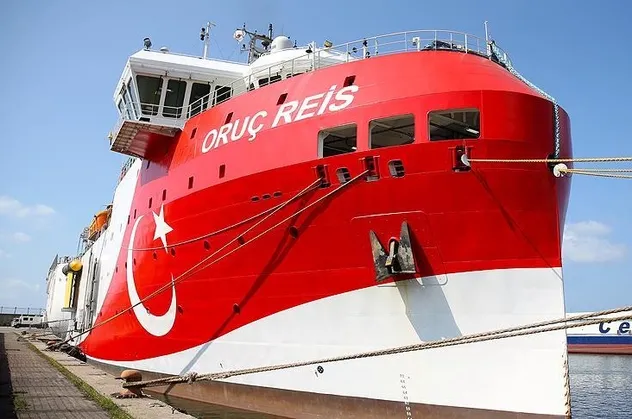 Oruç Reis, 'Navtex' ilanının ardından Akdeniz için görev bekliyor