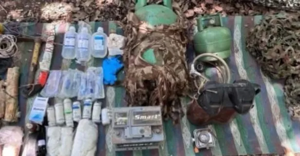 MSB duyurdu: Pençe-Kilit Operasyonu bölgesinde PKK'ya ait sığınakta mühimmat ele geçirildi