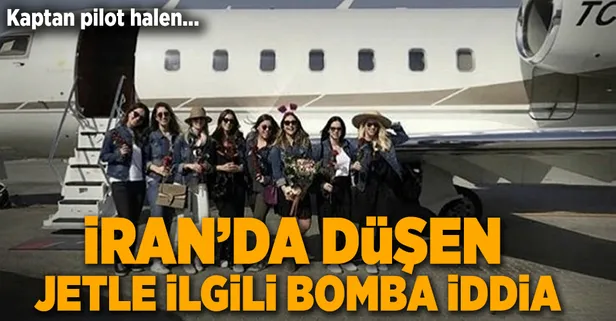 İran'da düşen jetle ilgili bomba iddia!