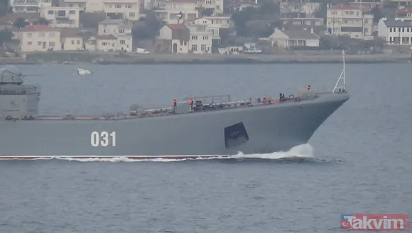 Rus savaş gemileri Karadeniz'e doğru yolda! Çanakkale Boğazı'nı çıktılar - 9