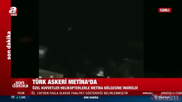 SON DAKİKA: Kuzey Irak Metina'ya Kaplan Pençesi Harekatı! Operasyondan ilk görüntüler - 1