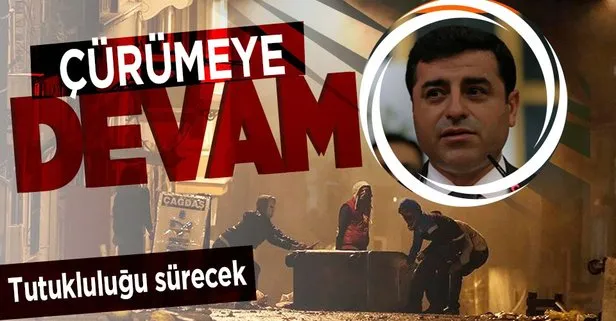 Kobani olayları davasında HDP’li Selahattin Demirtaş’ın da bulunduğu sanıkların tutukluluğunun devamına karar verildi