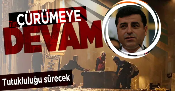 Kobani olayları davasında HDP'li Selahattin Demirtaş'ın da bulunduğu sanıkların tutukluluğunun devamına karar verildi