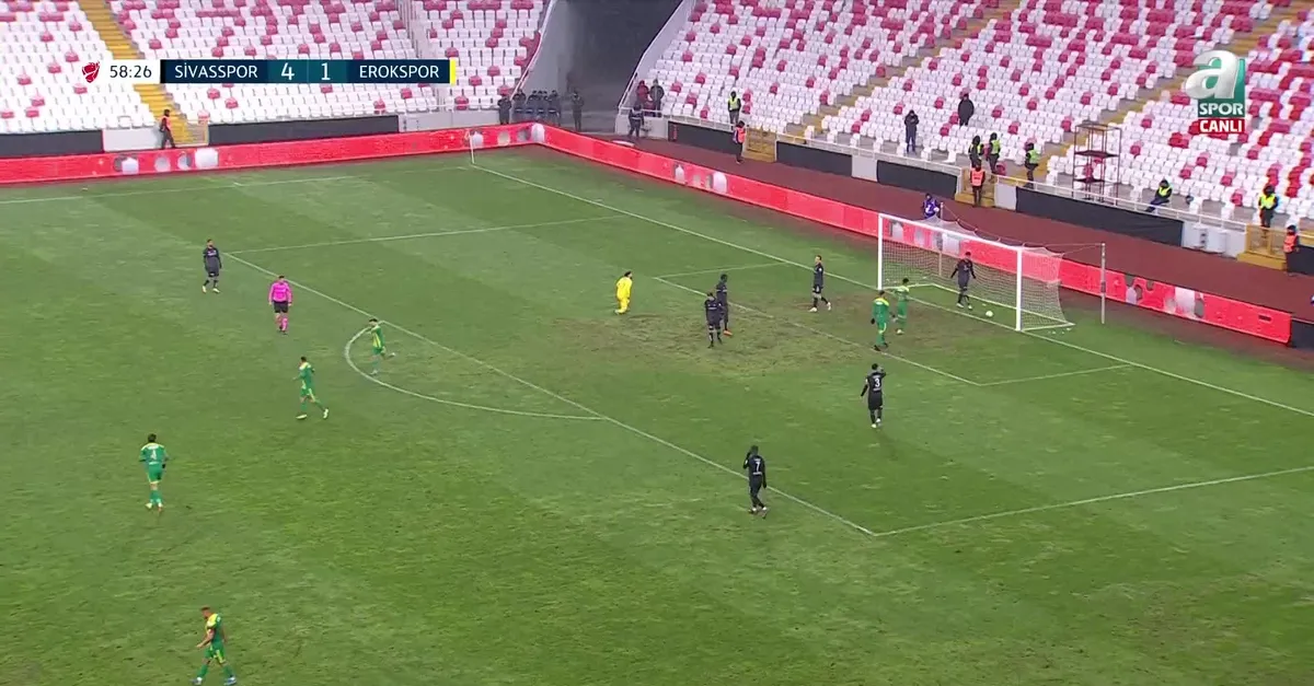 SİVASSPOR 4 - 2 ESENLER Erokspor ⚽ GOL : Serhat Baştan 📺 A Spor ZTK 5. tur maçı