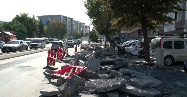 CHP'li İBB’ye "kaldırım" tepkisi: "Sağlam betonları kırıyorlar"