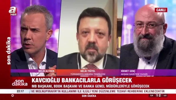 Merkez Bankası Başkanı Şahap Kavcıoğlu bankacılarla görüşecek
