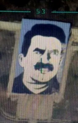Afrin'deki Öcalan anıtı yerle bir edildi