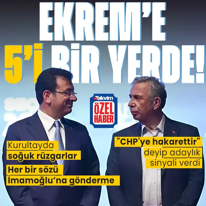 Mansur Yavaştan Ekremci operasyona 5 kardeş! Her bir sözü İmamoğluna gönderme: CHPye hakarettir deyip adaylık sinyali verdi