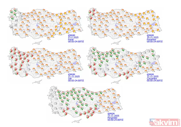 Kutup koridoru açıldı: Arktik soğuklar geliyor! MGM'den İstanbul, İzmir ve birçok ilde yağış alarmı! 2 gün sonra... - 6