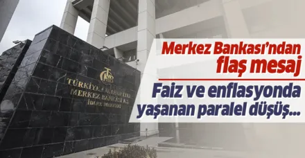 Son dakika: Merkez Bankası'ndan flaş faiz ve enflasyon açıklaması