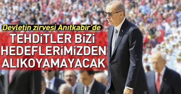 Erdoğan: Tehditler bizi hedeflerimizden alıkoyamayacak