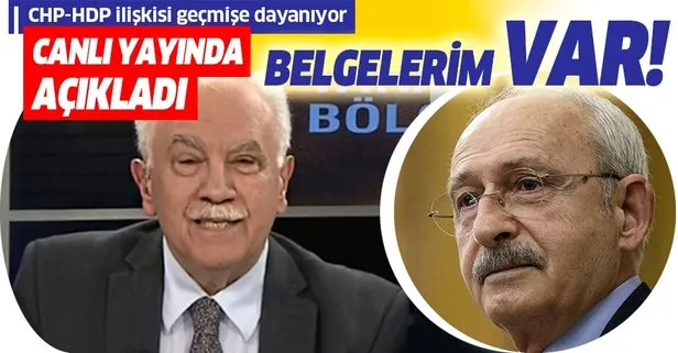 Doğu Perinçek’ten flaş Kılıçdaroğlu açıklaması: Belgelerim var!