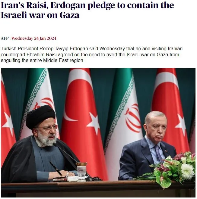 1706165618299.jpeg Başkan Erdoğan-Reisi görüşmesi dünya basınında! Gündem Gazze: Orta Doğu için istikrar sözü-5