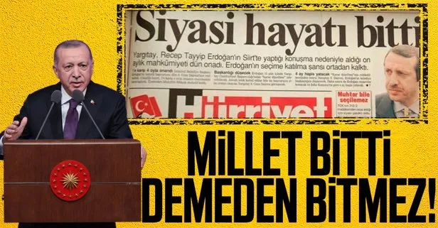 AK Parti Sözcüsü Çelik’ten Başkan Erdoğan için atılan siyasi hayatı bitti manşetine gönderme: Millet bitti demeden bitmez