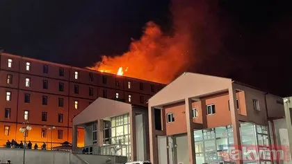 Rize’de yurt yangını! Öğrenciler tahliye edildi