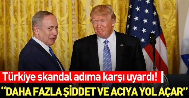Bakan Çavuşoğlu’ndan Trump’ın Golan Tepeleri açıklamasına tepki