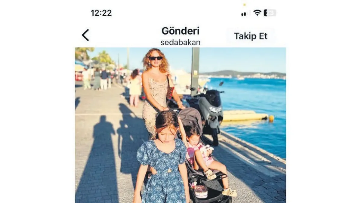 Seda Bakan çocuklarına kendisi bakıyor