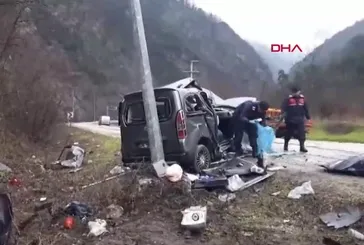 💥 Karabük - Yenice kaza görüntüsü: 2 ölü 🚑