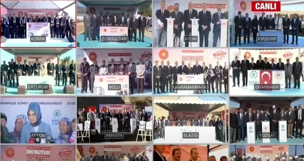 Başkan Erdoğan'dan cumhuriyet tarihinin en büyük sosyal konut projesinin ilk temel atma töreninde önemli açıklamalar-7