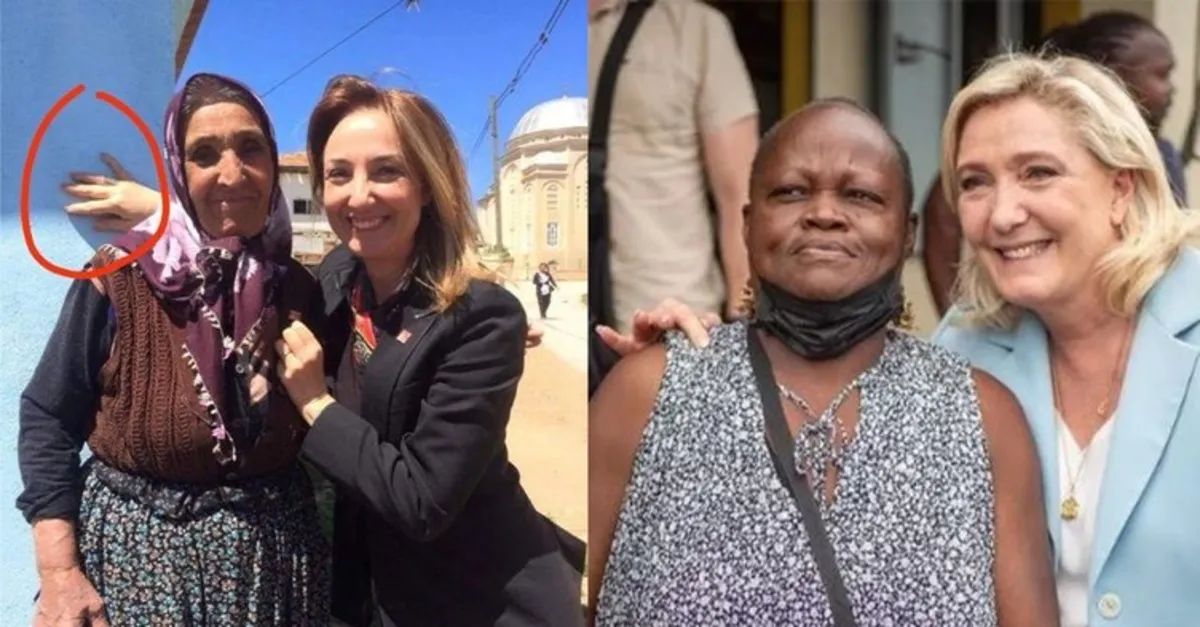 CHP’nin tek karelik özeti! Aylin Nazlıaka’dan tepki çeken hareket! Irkçı Marine Le Pen gibi dokunamadı