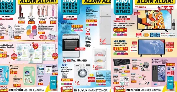 A101 28 Ekim aktüel ürünleri satışta! Oyunseverlere ve yeni gelinlere müjde hafta sonu da geçerli olacak