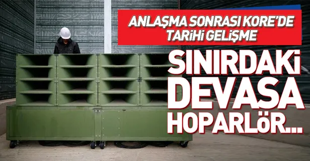 Kuzey Kore-Güney Kore arasındaki anlaşma sonrası tarihi adım