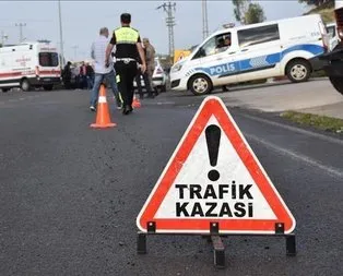 Trabzon’da kontrolden çıkan araç takla attı