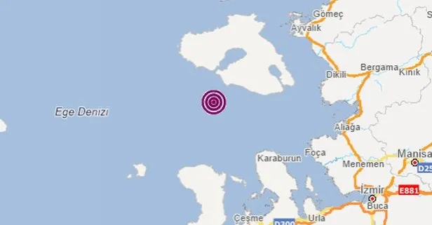 AFAD duyurdu: İzmir Karaburun açıklarında deprem!