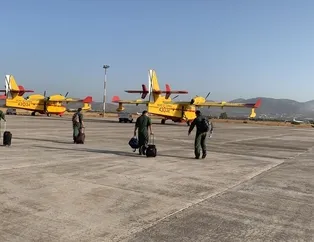 İspanya’dan gelen 2 yangın söndürme uçağı Muğla’da