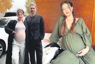 Neslihan Atagül'den karnı burnunda poz!