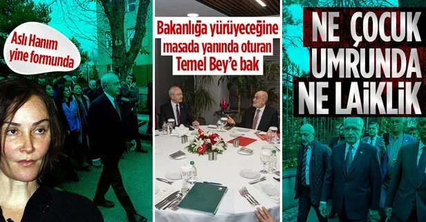 Kemal Kılıçdaroğlu’nun ’6 yaşındaki çocuğa istismar’ provokasyonuna Aslı Baykal’dan salvo: Masada yanında oturan Temel Bey’e bak