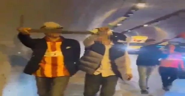 Döner bıçağıyla şampiyonluk kutlaması: 2 gözaltı