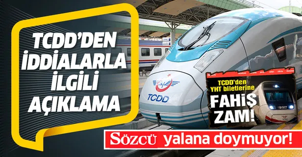 Sözcü'nün zam yalanına TCDD'den jet açıklama: İndirim oranlarında değişikliğe gidildi