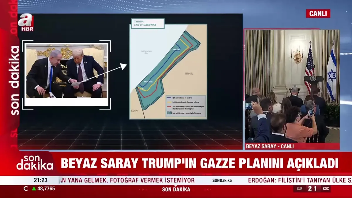 Beyaz Saray Trump'ın Gazze planını açıkladı