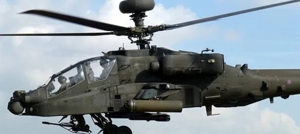 Alman ordusuna ait askeri helikopter düştü