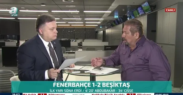 Erman Toroğlu Fenerbahçe-Beşiktaş derbisinin ilk yarısı değerlendirdi: Sosa ve Ozan Tufan sahada yok