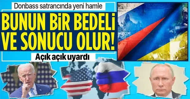 ABD'den Rusya'ya çok sert Ukrayna uyarısı