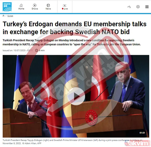 Başkan Erdoğan'dan tarihi rest: Dünya basını manşetlerine taşıdı! "Üyeliğimizin önünü açın İsveç'in önünü açalım" - 15