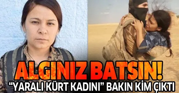 Algı operasyonu ellerinde patladı: ’Yaralı Kürt kadını’ dedikleri PKK/YPG’nin kadın komutanı çıktı!