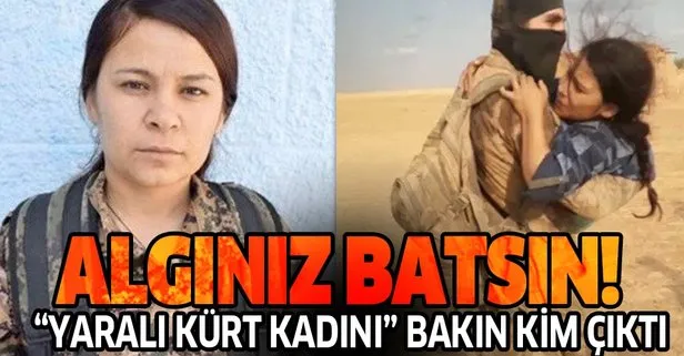 'Yaralı Kürt kadını' PKK/YPG'nin kadın komutanı çıktı!