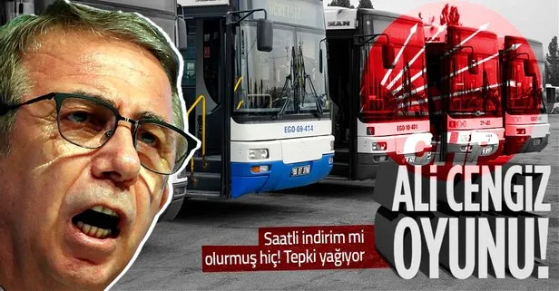 CHP’li Mansur Yavaş’tan ulaşım ücretlerinde saatlik indirim! Vatandaştan tepki yağıyor: Algı değil gerçek indirim istiyoruz