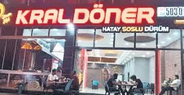 Maydanoz Döner ve Künefe zincirinin ardından bir operasyon da Kral Döner’e yapıldı!