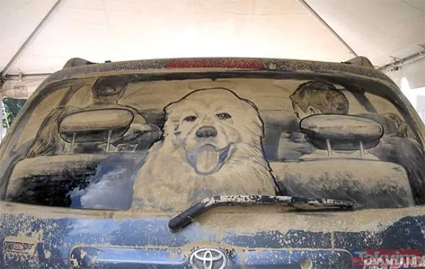 Kirli arabalardan sanat eserleri ortaya çıkarıyor - 27