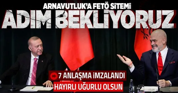 Son dakika: Başkan Erdoğan ve Arnavutluk Başbakanı Edi Rama’dan önemli açıklamalar